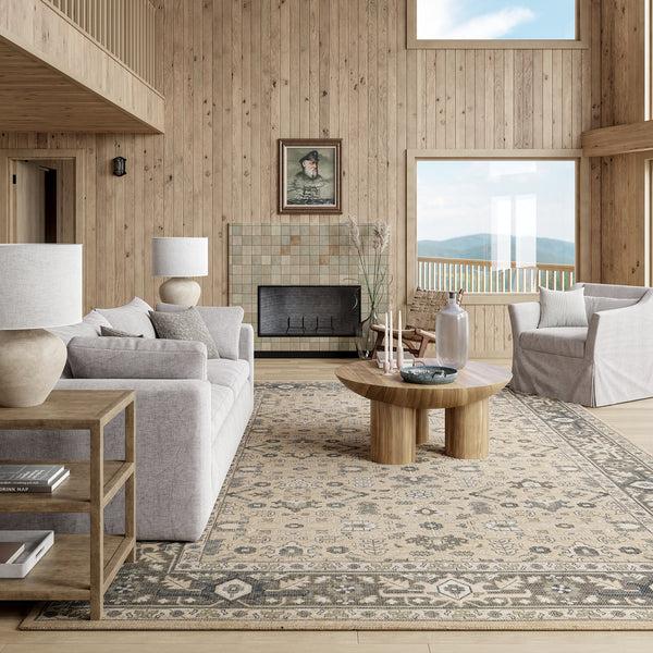 Nuloom Anastasia Wool And Cotton Area Rug Beige