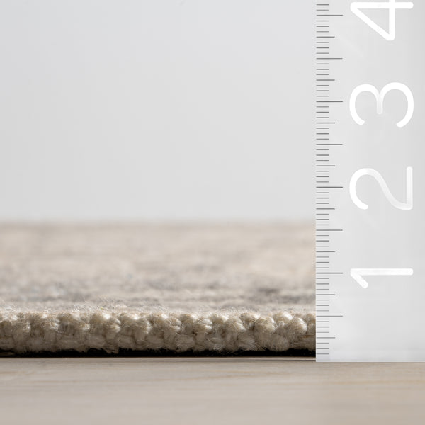Nuloom Anastasia Wool And Cotton Area Rug Beige