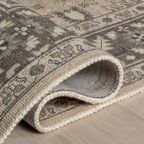 Nuloom Anastasia Wool And Cotton Area Rug Beige