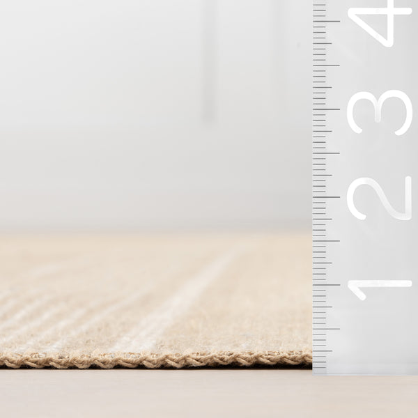 Nuloom Anaya Striped Jute Area Rug Natural