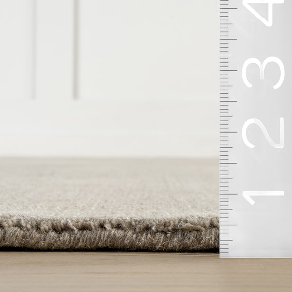 Nuloom Arrel Speckled Wool-Blend Area Rug Midnight