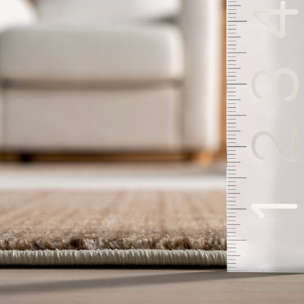 Nuloom Aspen Checkerboard Fringed Area Rug Brown
