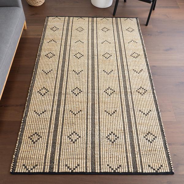 Nuloom Aubriella Striped Jute Area Rug Natural