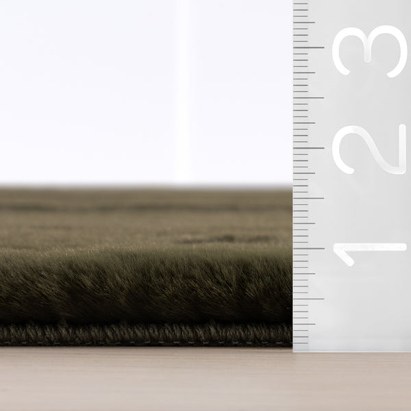 Nuloom Nuloom Auralyn Solid Cloud Washable Area Rug Green