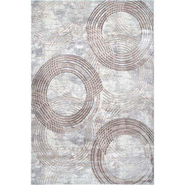 nuloom Austin Abstract Circles Area Rug Beige