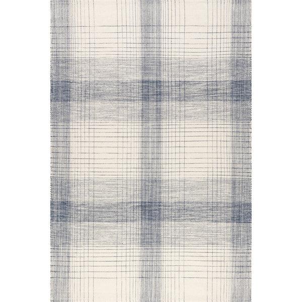 nuloom Aya Cotton Plaid Area Rug Blue