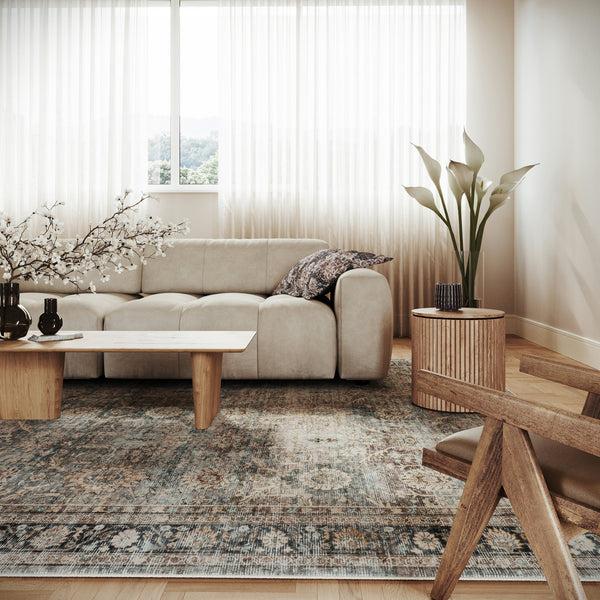 Nuloom Nuloom Azrielle Traditional Floral Washable Area Rug Multicolor