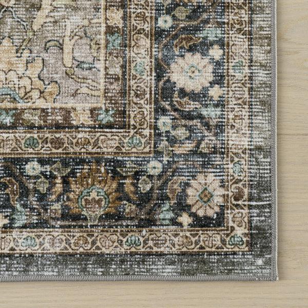 Nuloom Nuloom Azrielle Traditional Floral Washable Area Rug Multicolor
