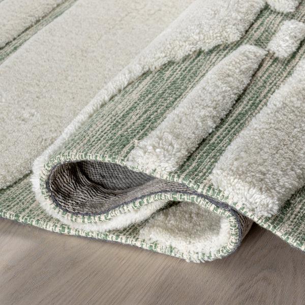 Nuloom Babai New Zealand Wool Area Rug Green