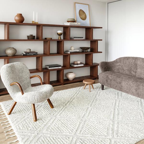 Nuloom Balboa Textured Tile Area Rug Ivory