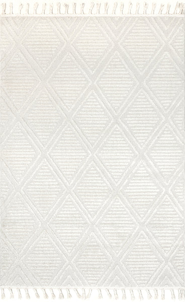 nuloom Balboa Textured Tile Area Rug Ivory