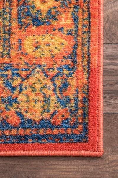 Nuloom Beguiled Medallion Area Rug Orange