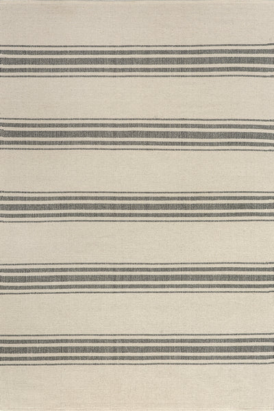 nuloom Bergamot Striped Cotton Area Rug Beige