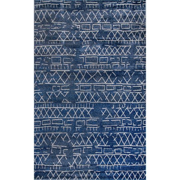 Nuloom Bexley Faded Banded Tribal Beige