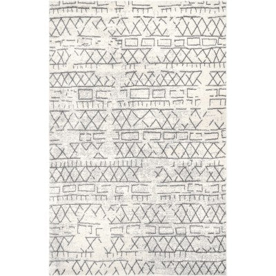 nuloom Bexley Faded Banded Tribal Beige