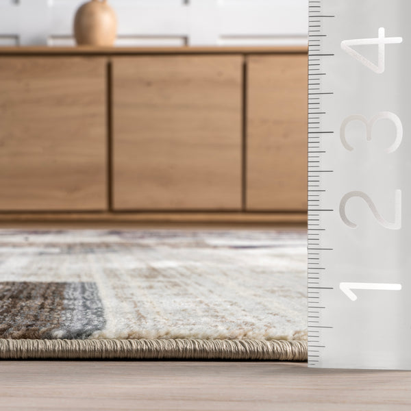 Nuloom Bheri Abstract Area Rug Beige