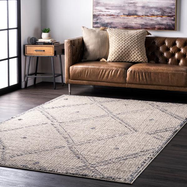 Nuloom Blaine Dotted Diamond Area Rug Ivory