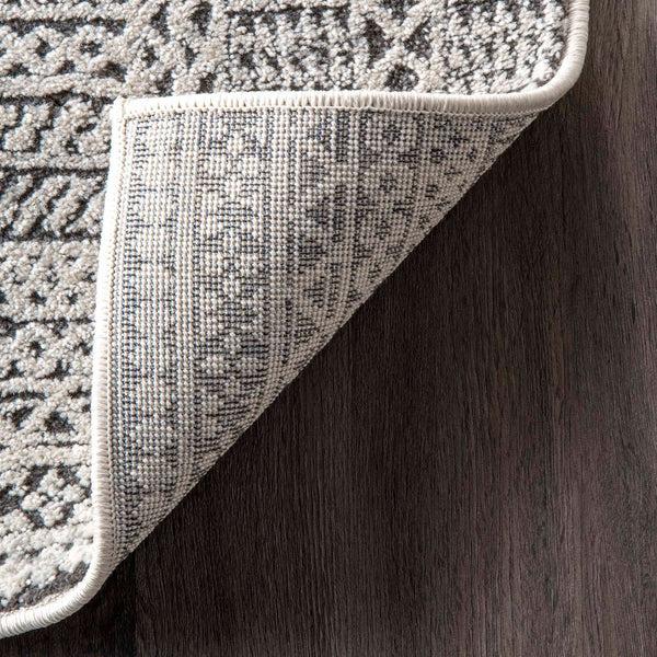 Nuloom Blake Tiled Patchwork Area Rug Grey