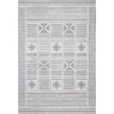 nuloom Blake Tiled Patchwork Area Rug Grey