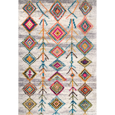 Nuloom Bohemian Tori Shag Grey