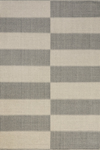 nuloom Boxelder Checked Cotton Area Rug Grey