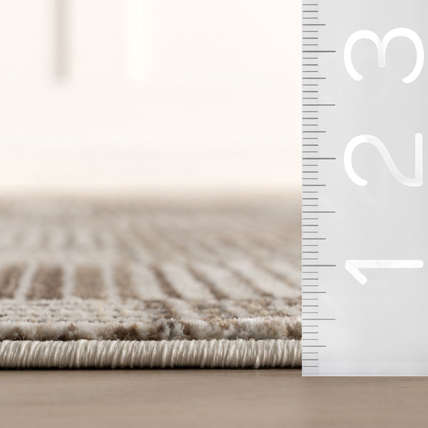 Nuloom Nuloom Brellia Modern Checkered Area Rug Light Brown