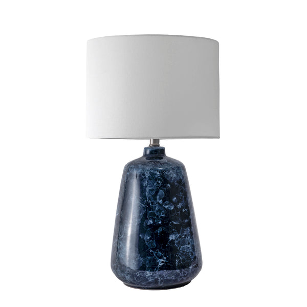 nuloom Brockton 27" Ceramic Table Lamp Navy