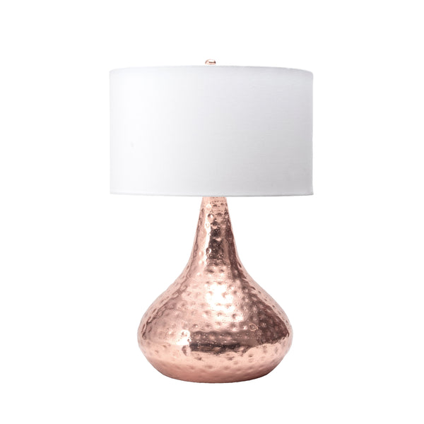 nuloom Brookhaven 27" Iron Table Lamp Copper