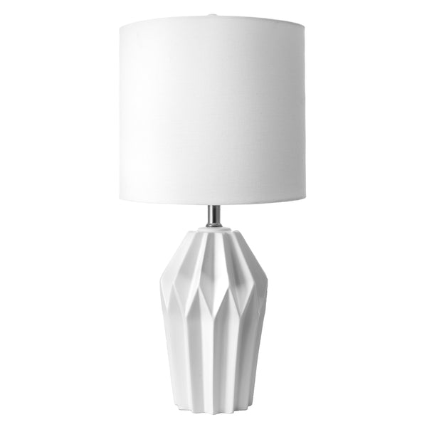 nuloom Bryan 24" Ceramic Table Lamp White