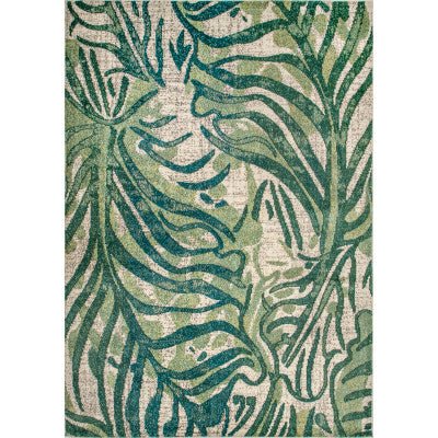 nuloom Cali Abstract Leaves Area Rug Green