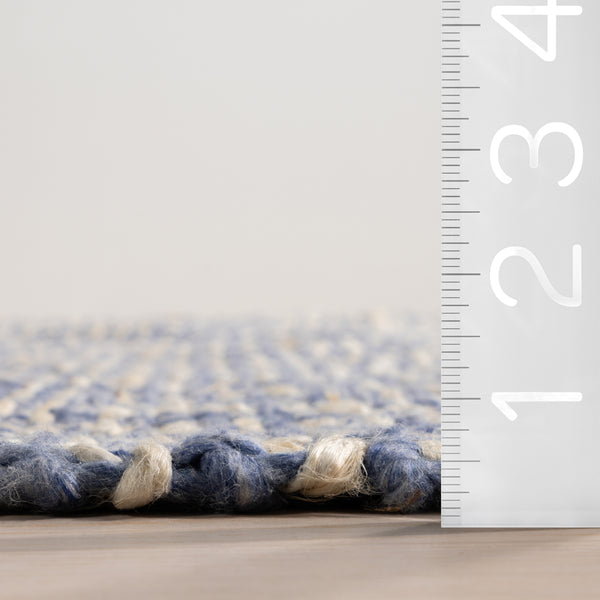 Nuloom Capri Farmhouse Striped Area Rug Light Blue