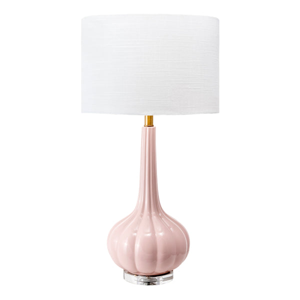 Nuloom Carlin 29" Ceramic Table Lamp Pink