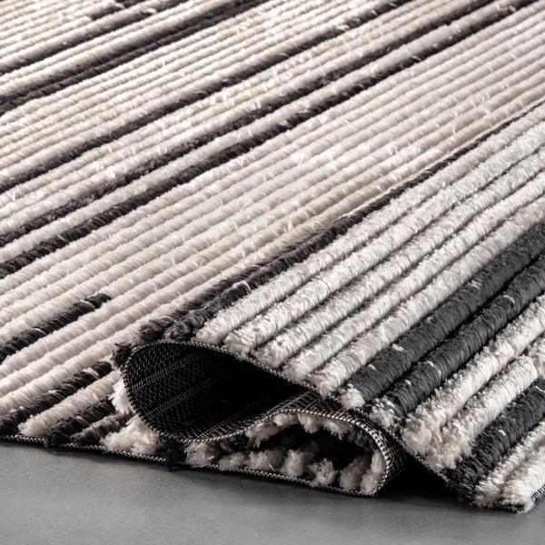 Nuloom Carling Striped Modern Area Rug Beige