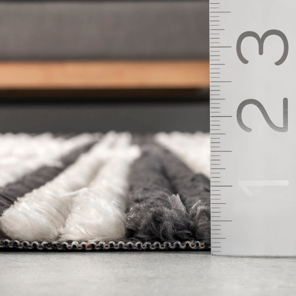 Nuloom Carling Striped Modern Area Rug Beige