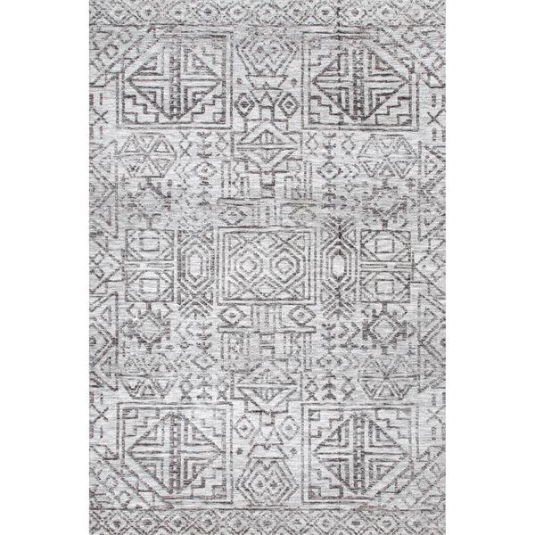 nuloom Carved Tribal Relief Area Rug Gray