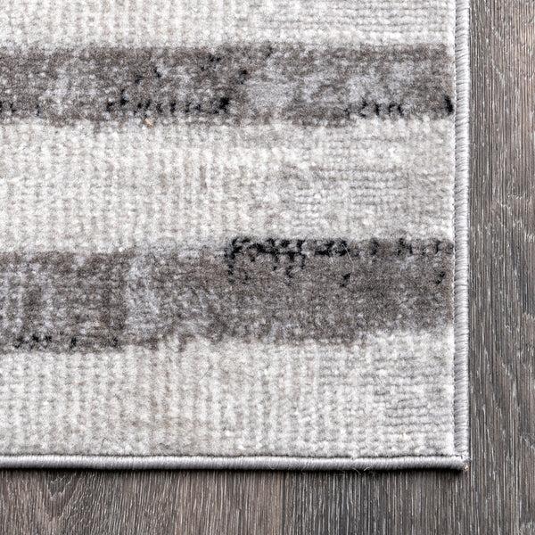 Nuloom Cassidy Modern Stripes Area Rug Grey