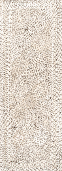 Nuloom Celestine Trellis Jute Area Rug Light Beige