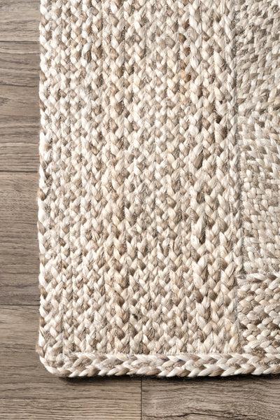 Nuloom Celestine Trellis Jute Area Rug Light Beige