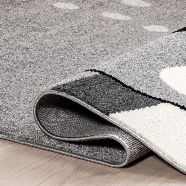 Nuloom Charli Playful Puppy Kids Area Rug Grey