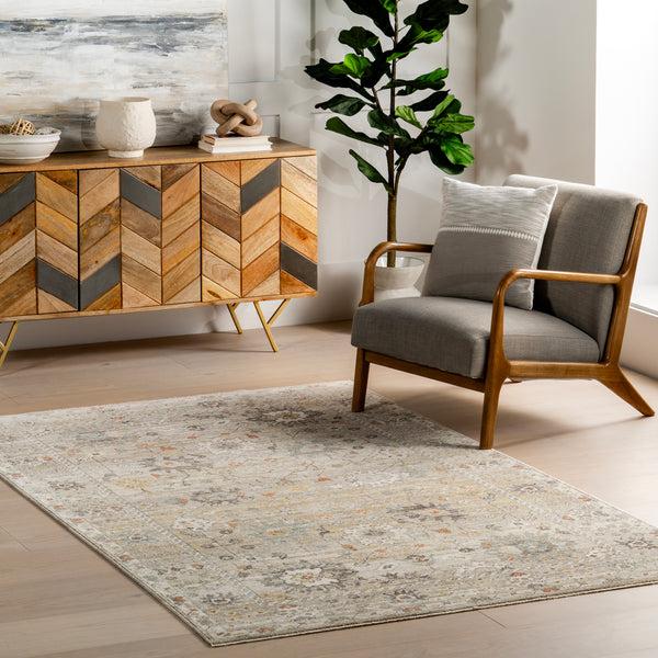 Nuloom Chava Vintage Floral Area Rug Gray