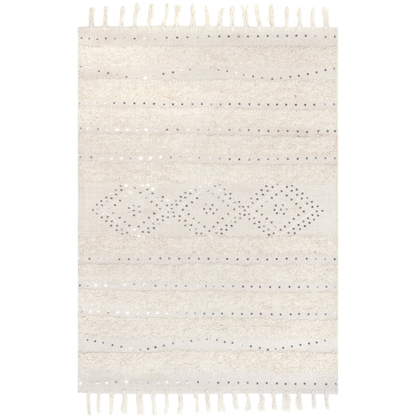 nuloom Christina Tassel Rug Ivory