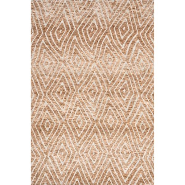 nuloom Clarinda Carved Diamond Area Rug Beige