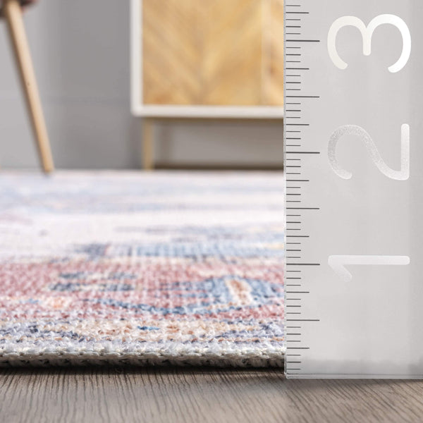 Nuloom Classic Vintage Washable Area Rug Blue
