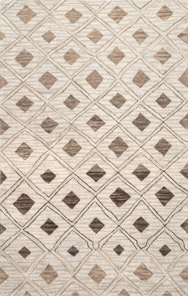 nuloom Coco Trellis Wool Area Rug Beige