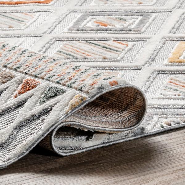 Nuloom Colleen Mixed Diamond Fringe Area Rug Ivory