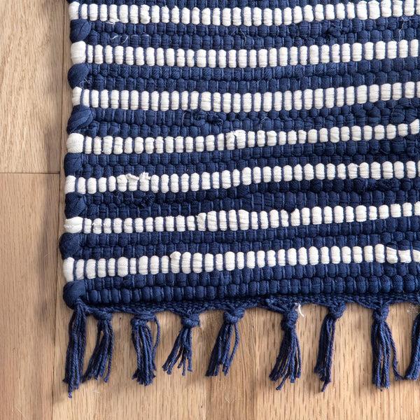 Nuloom Collins Lined Diamonds Area Rug Blue