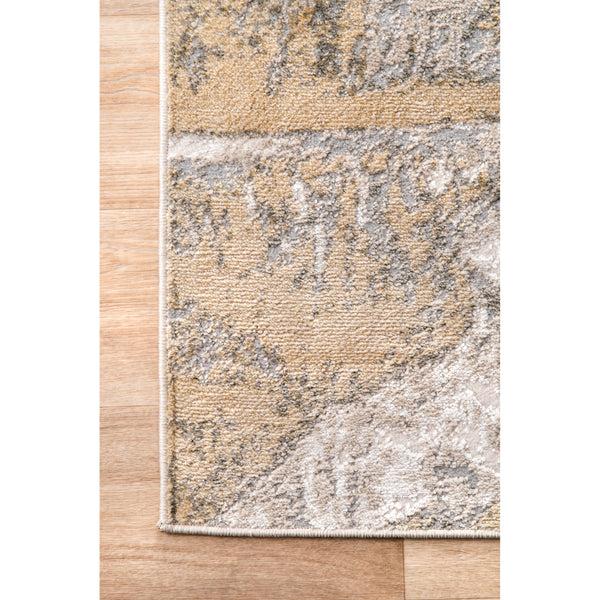 Nuloom Contemporary Abstract Leora Area Rug Gold