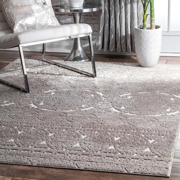 Nuloom Contemporary Jeannie Floral Area Rug Beige