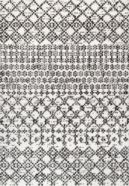 Nuloom Contemporary Trellis Milly Area Rug Grey