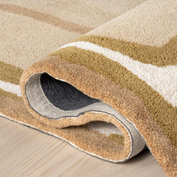 Nuloom Contessa Bordered Wool Area Rug Taupe